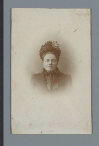 Portrait of an unknown woman