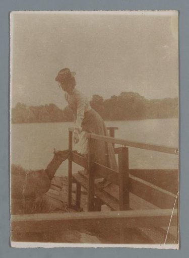 Portrait of Mrs. Koopmans with a Goat