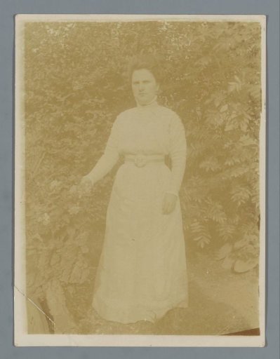 Portrait of an Unknown Woman in a Garden