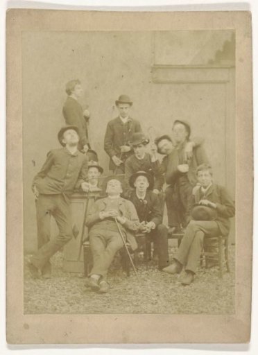 Group Portrait of Ten Students
