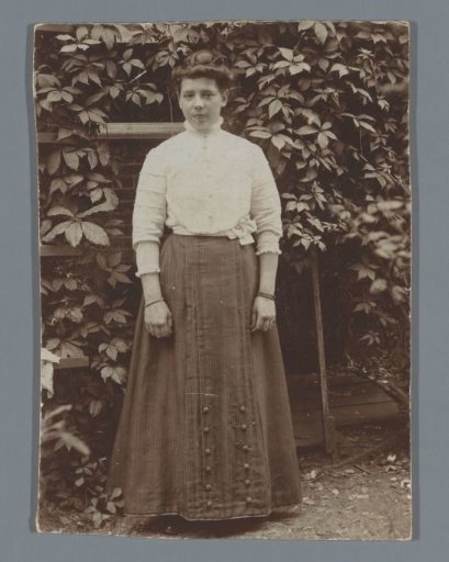 Portrait of an Unknown Woman (Probably) in a Garden
