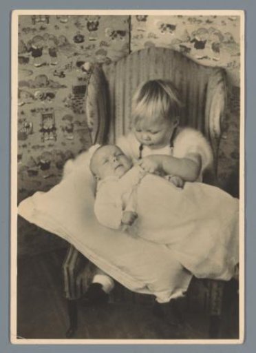 Portrait of Princess Beatrix and Princess Irene