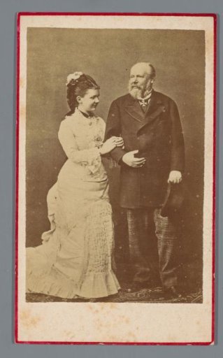 Portrait of King William III and Queen Emma