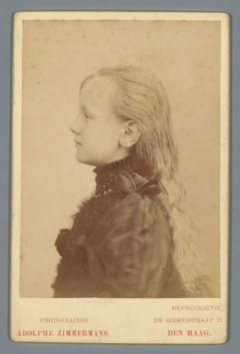 Portrait of Wilhelmina, Queen of the Netherlands, in mourning dress