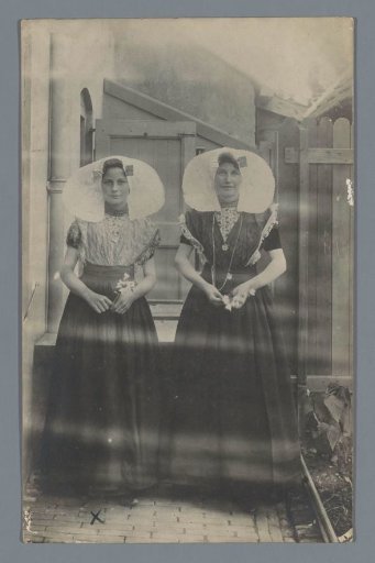 Portrait of Two Unknown Women in the Traditional Dress of Zuid-Beveland