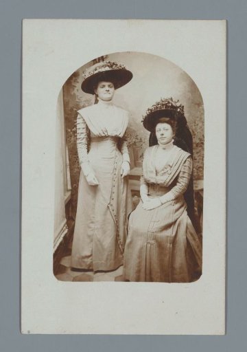 Portrait of two unknown women