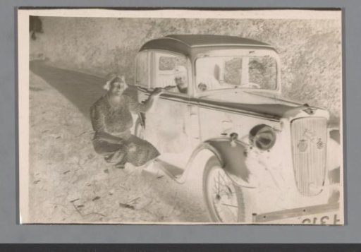 Two unknown women in a car