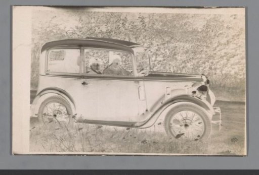 Two unknown women in a car