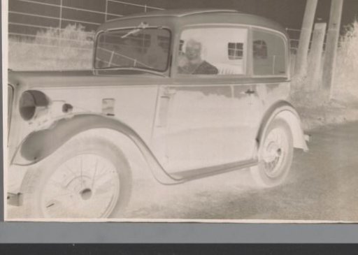 Unknown woman in a car