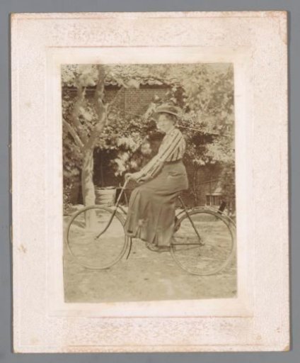 Portrait of an Unknown Woman on a Bicycle