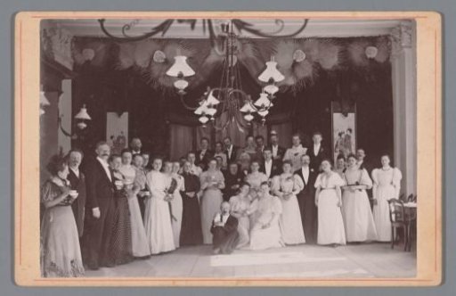 Group Portrait at a Wedding
