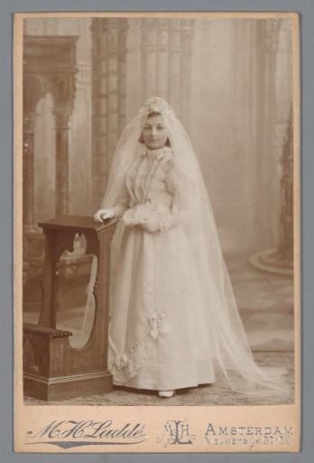 Portrait of an Unknown Girl in a Communion Dress