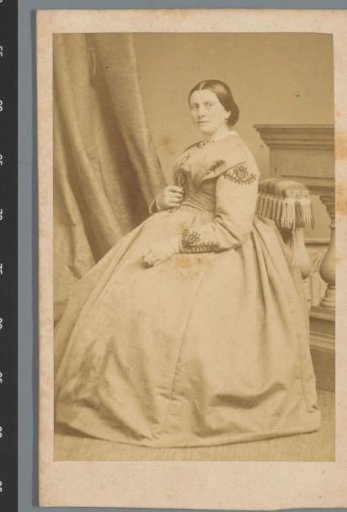 Portrait of an unknown seated woman