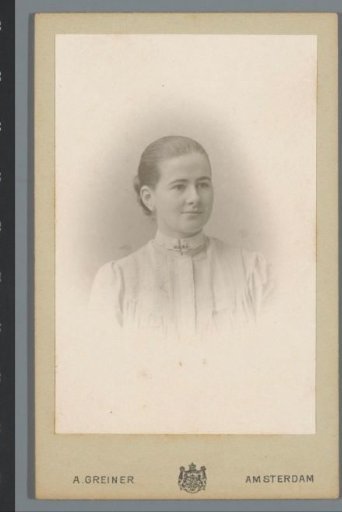 Portrait of an unknown woman