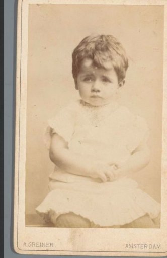Portrait of an unknown child