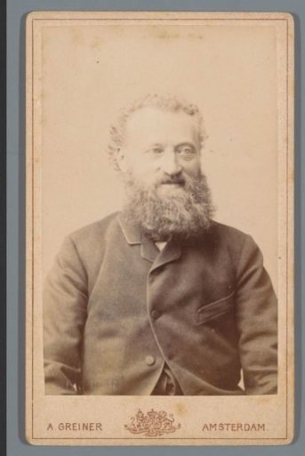 Portrait of an unknown man with a beard, identified as Kieviet de Jonge