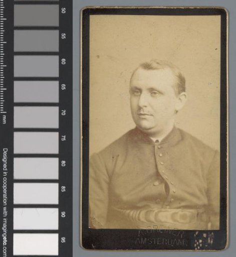 Portrait of an unknown man