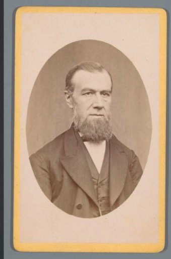 Portrait of an unknown man with a beard