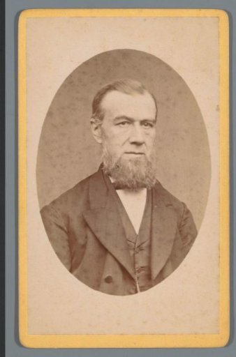Portrait of an unknown man with a beard