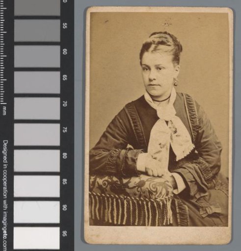 Portrait of an unknown seated woman