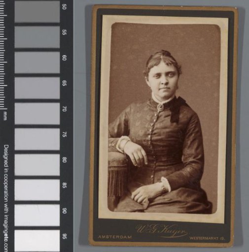 Portrait of an unknown seated woman