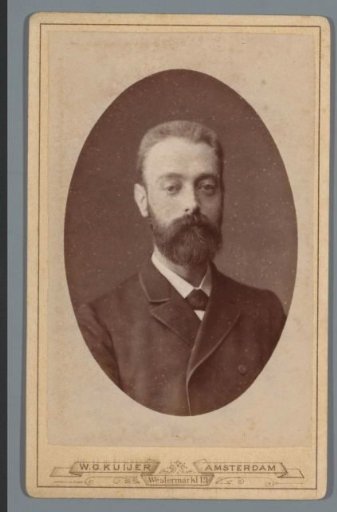 Portrait of an unknown man with a beard
