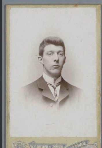 Portrait of an unknown man