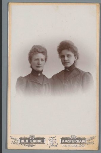 Portrait of two unknown women