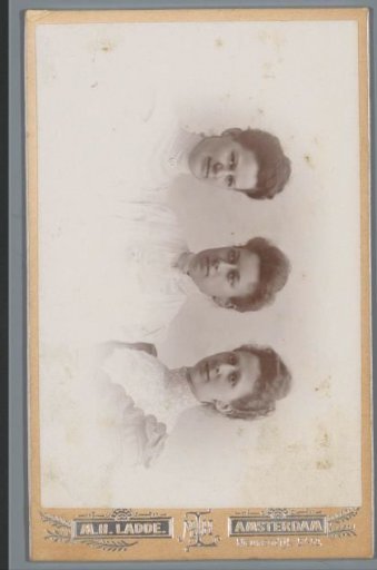 Portrait of three unknown women