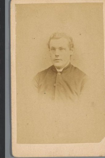 Portrait of an unknown man, designated as chaplain Bosman
