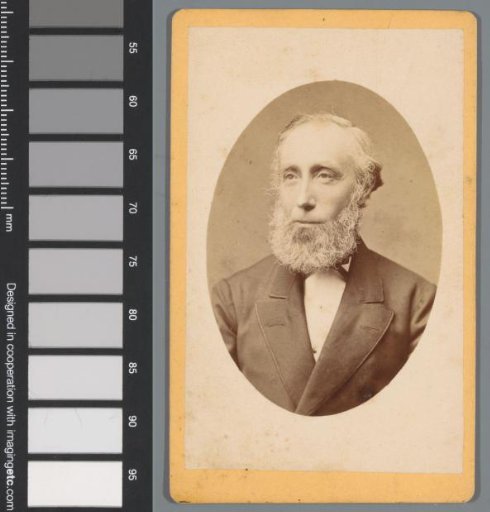 Portrait of an unknown man, identified as Mr. H. W. van der Wiel