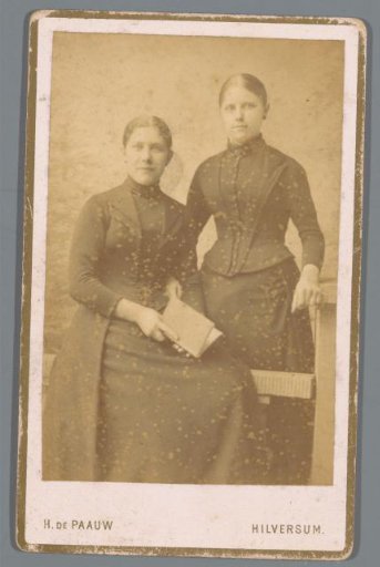 Portrait of two unknown women