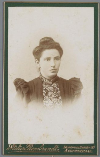 Portrait of an unknown woman