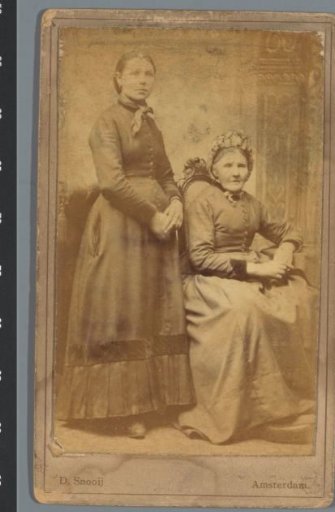 Portrait of two unknown women