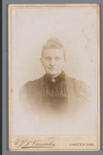 Portrait of an unknown woman