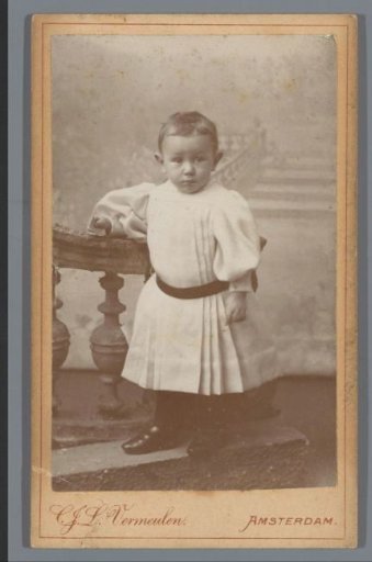 Portrait of an unknown child