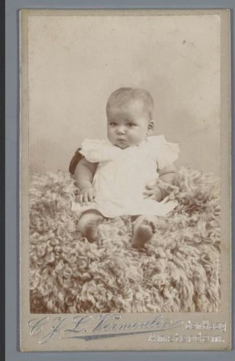 Portrait of an unknown baby