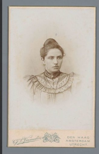 Portrait of an unknown woman
