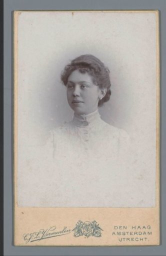 Portrait of an unknown woman