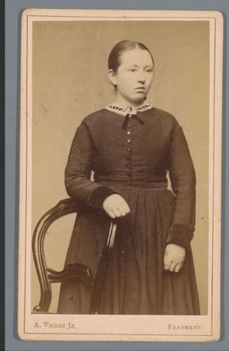 Portrait of an unknown woman, identified as Mina