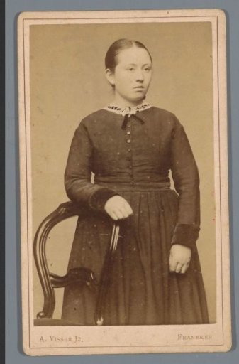 Portrait of an unknown woman, identified as Mina