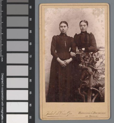 Portrait of two unknown women