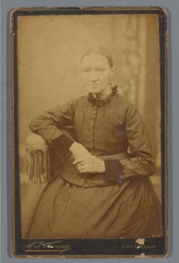 Portrait of an unknown seated woman
