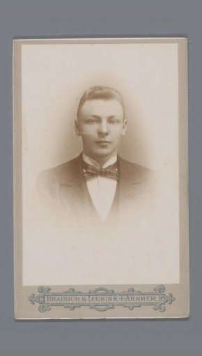 Portrait of an unknown young man