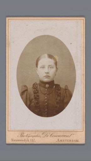 Portrait of an unknown young woman