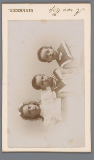 Portrait of Three Unknown Children