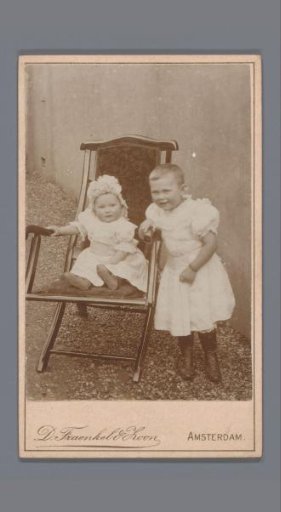 Portrait of Two Unknown Children