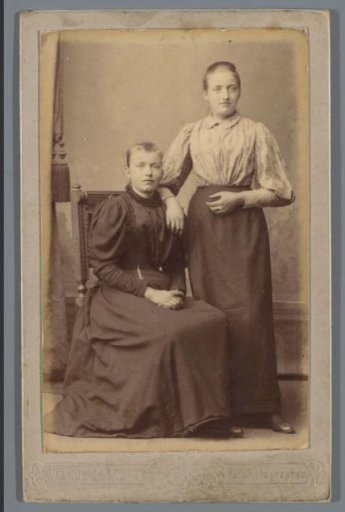 Portrait of Two Unknown Women