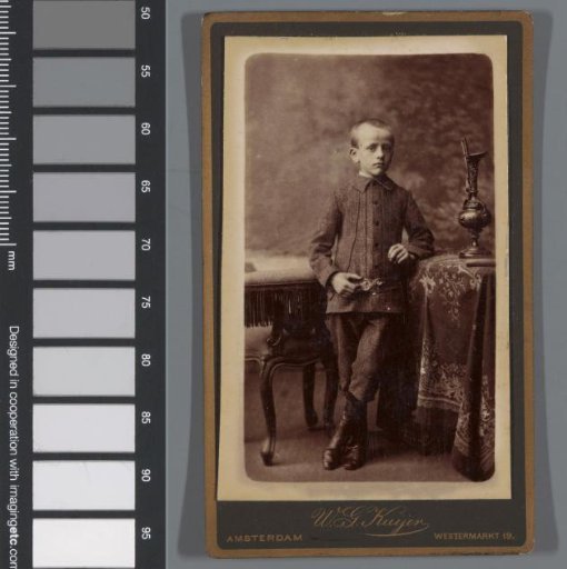Portrait of an Unknown Boy with Furniture