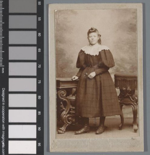 Portrait of an Unknown Girl with Furniture